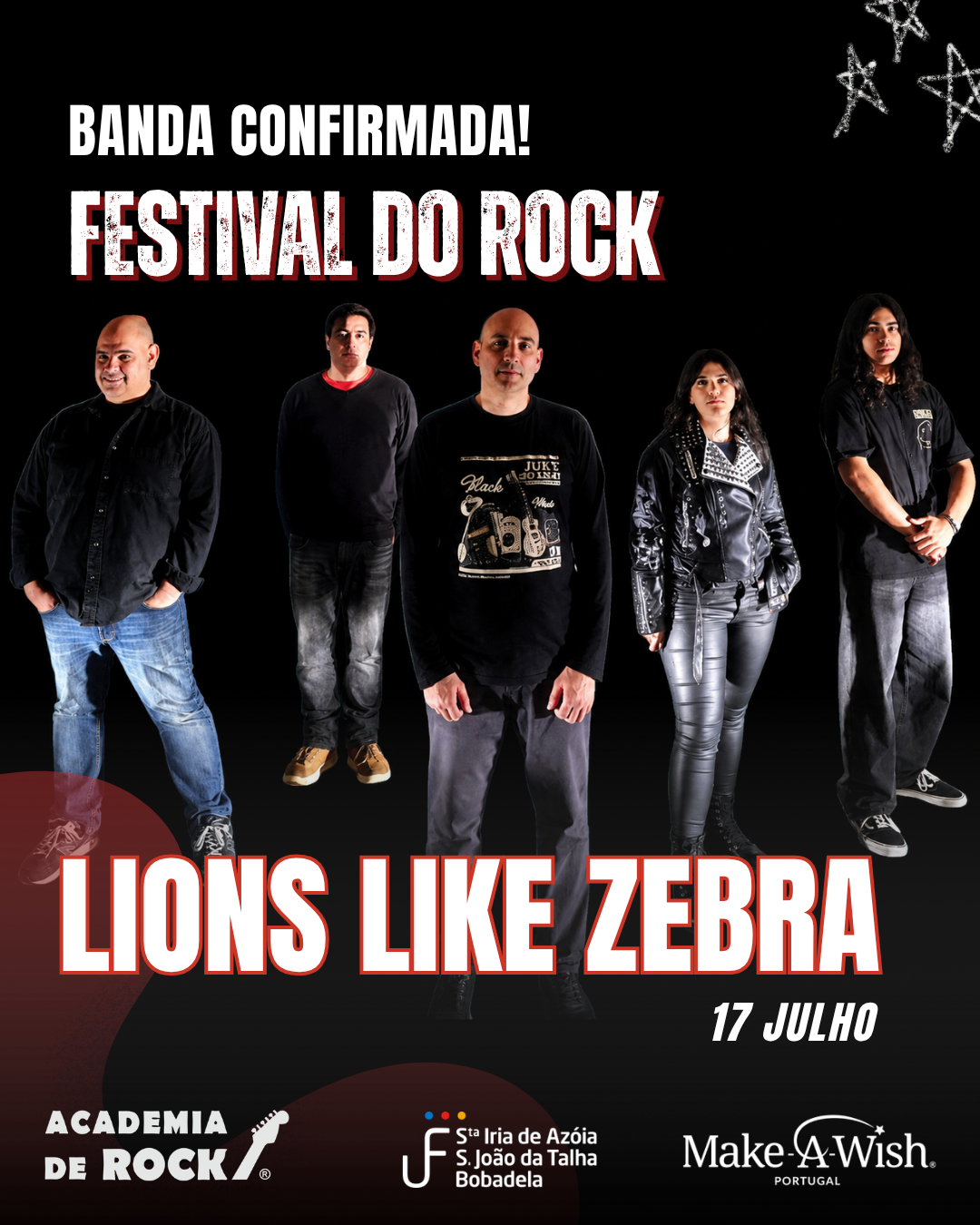 Lions Like Zebra no Festival do Rock
