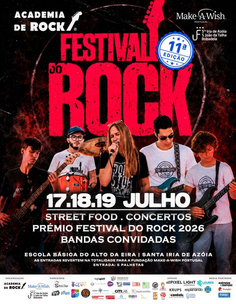 CARTAZ OFICIAL DO FESTIVAL DO ROCK 2026