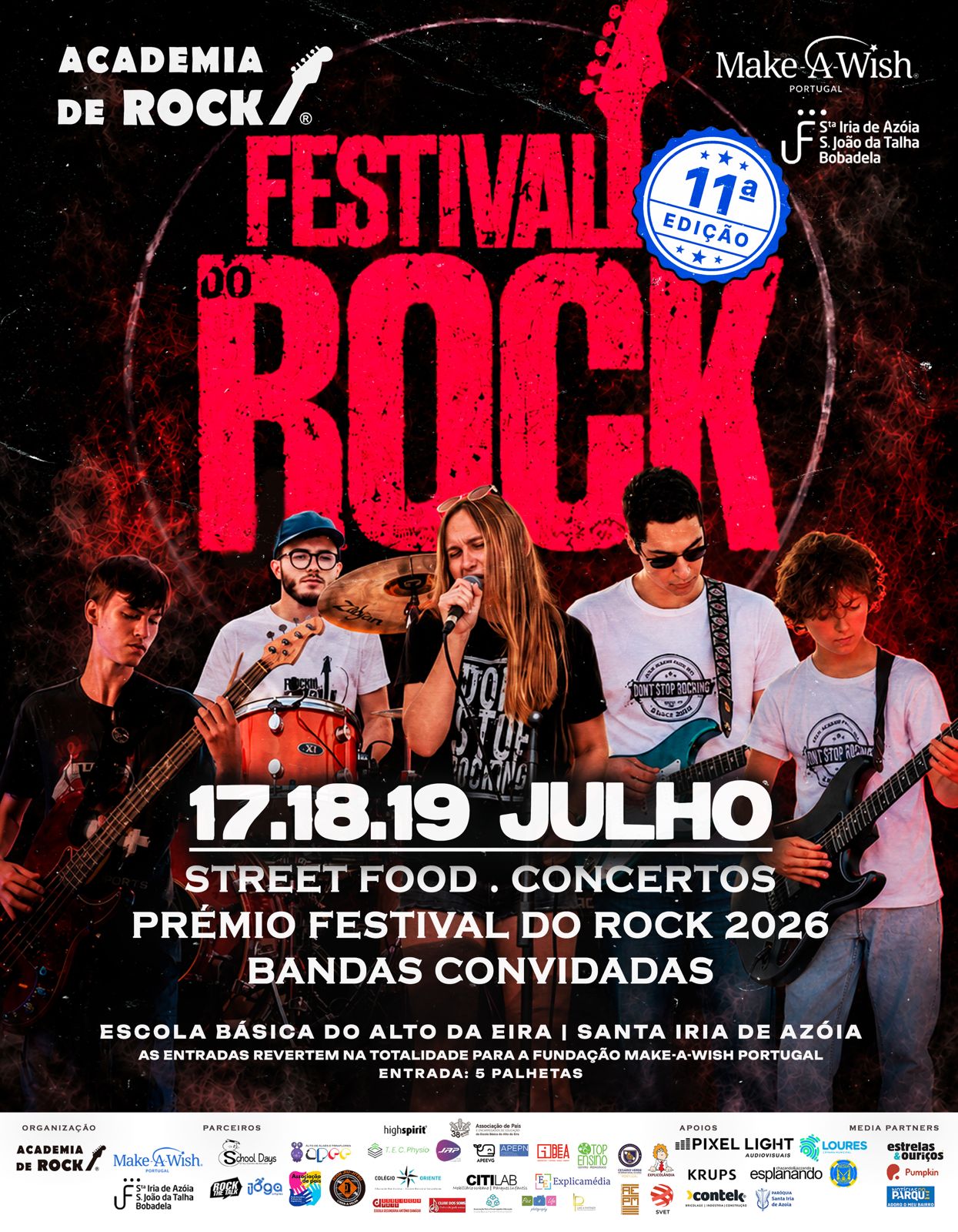 CARTAZ OFICIAL DO FESTIVAL DO ROCK 2026